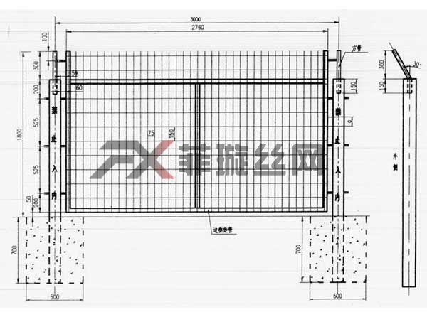 湖南高鐵橋下防護(hù)柵欄銷售